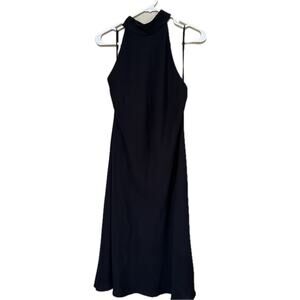 Vintage Evan Picone Black High Neck cocktail dress -size 12